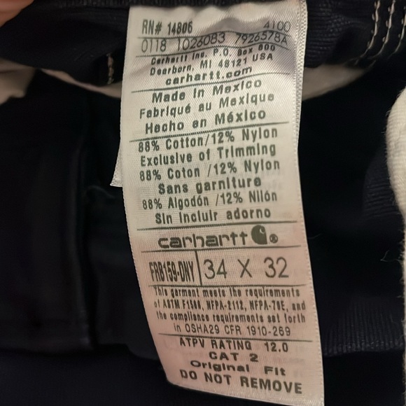 Carhartt FR men’s pants 34 x 32” - Picture 4 of 4
